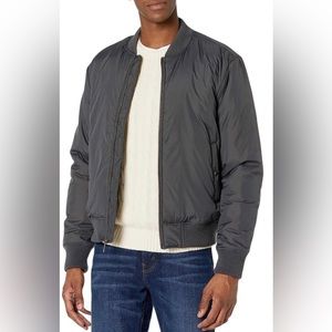 Velvet by Graham & Spencer Navy Soft shell Bomber Jacket Mens Size Large